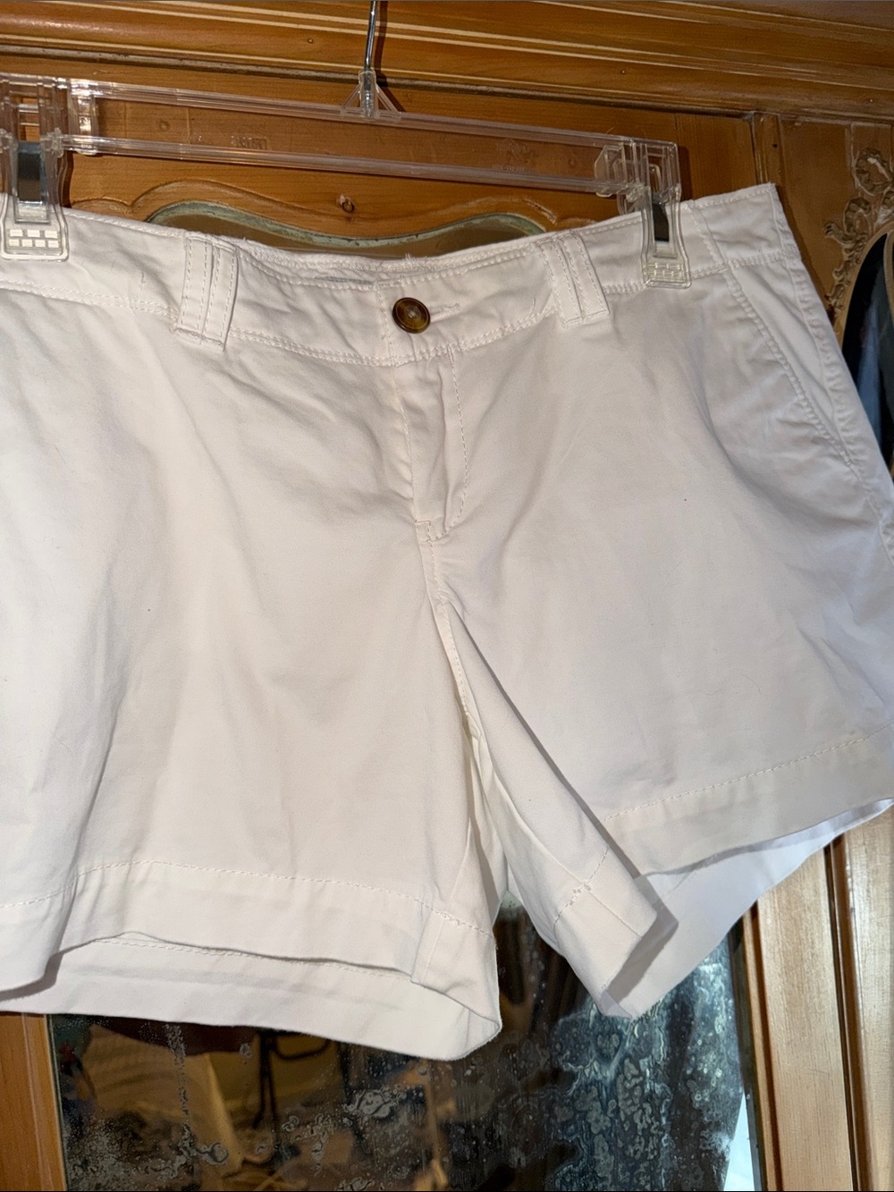 Old Navy White on the Waist Cotton Shorts